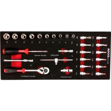 SZERSZÁM KÉSZLET 1/4, 28 db - www.parts-zone.hu