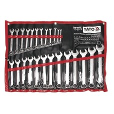 Csillag-villás kulcs készlet 25 részes 6-32 mm ipari CrV 6140 YATOCSILLAG-VILLÁS KULCSOK