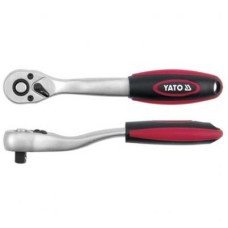 Yato racsnis hajtókar, 145mm, 1/4", CrV, 72TRACSNISKULCSOK