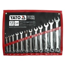 Csillag-villás kulcs készlet 12 részes, 8-24 mm YATOCSILLAG-VILLÁS KULCSOK