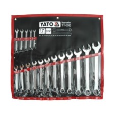 Csillag-villás kulcs készlet 17 részes, 8-32 mm YATOCSILLAG-VILLÁS KULCSOK
