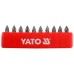 Yato csavarhúzó bitfej, philips, 1/4"x25 mm, PH1, 10 dbBITHEGY-TARTÓ