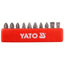 Yato csavarhúzó bitfej készlet, 1/4"x25 mm, 10 dbBITHEGY-TARTÓ