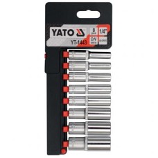 Yato dugókulcs készlet, 1/4", 8 darabos, CrVDUGÓKULCSOK