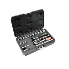 Yato dugókulcs készlet, 1/4", 20 darabos, CrVDUGÓKULCSOK