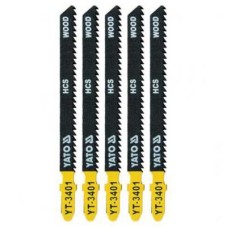 Yato dekopír fűrészlap fához, T típus, 10TPI, 5db, HCS65 - www.parts-zone.hu Yato dekopír fűrészlap fához, T típus, 10TPI, 5db, HCS65