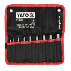 Bőrlyukasztó készlet 9 részes 2,5-10 mm YATO - www.parts-zone.hu Bőrlyukasztó készlet 9 részes 2,5-10 mm YATO