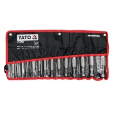 Bőrlyukasztó készlet 15 részes 2-22 mm YATO - www.parts-zone.hu Bőrlyukasztó készlet 15 részes 2-22 mm YATO