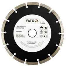 Gyémánt vágótárcsa 180 mm szegmentált YATO