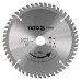 Fűrésztárcsa Alumíniumhoz 160x52Tx20 mm YATO - www.parts-zone.hu Fűrésztárcsa Alumíniumhoz 160x52Tx20 mm YATO
