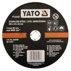 Vágókorong fémre 230x2x22 INOX YATO