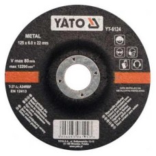Yato Flexkorong, csiszolókorong, fémhez 125x6x22mm