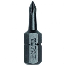 Yato csavarhúzó bitfej, philips, 1/4"x25 mm, PH0, 50 dbBITHEGY-TARTÓ