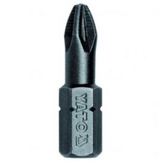 Yato csavarhúzó bitfej, pozidriv, 1/4"x25 mm, PZ2, 50 dbBITHEGY-TARTÓ