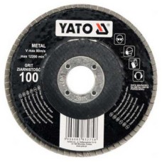 Yato Lamellás csiszolókorong, P120, 125x22,2mm